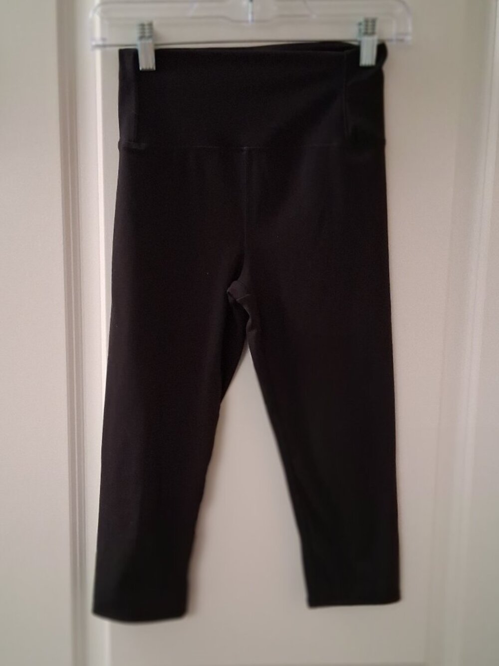 Gapfit Women's Powermove High Rise Cropped Leggings Black SZ sm